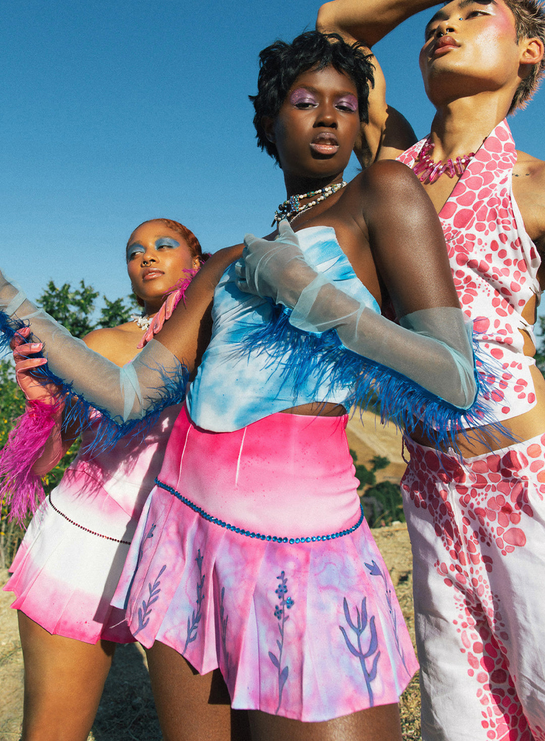 Holy Garden Pleated Skirt