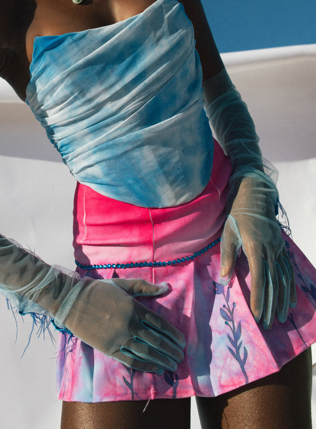 Holy Garden Pleated Skirt