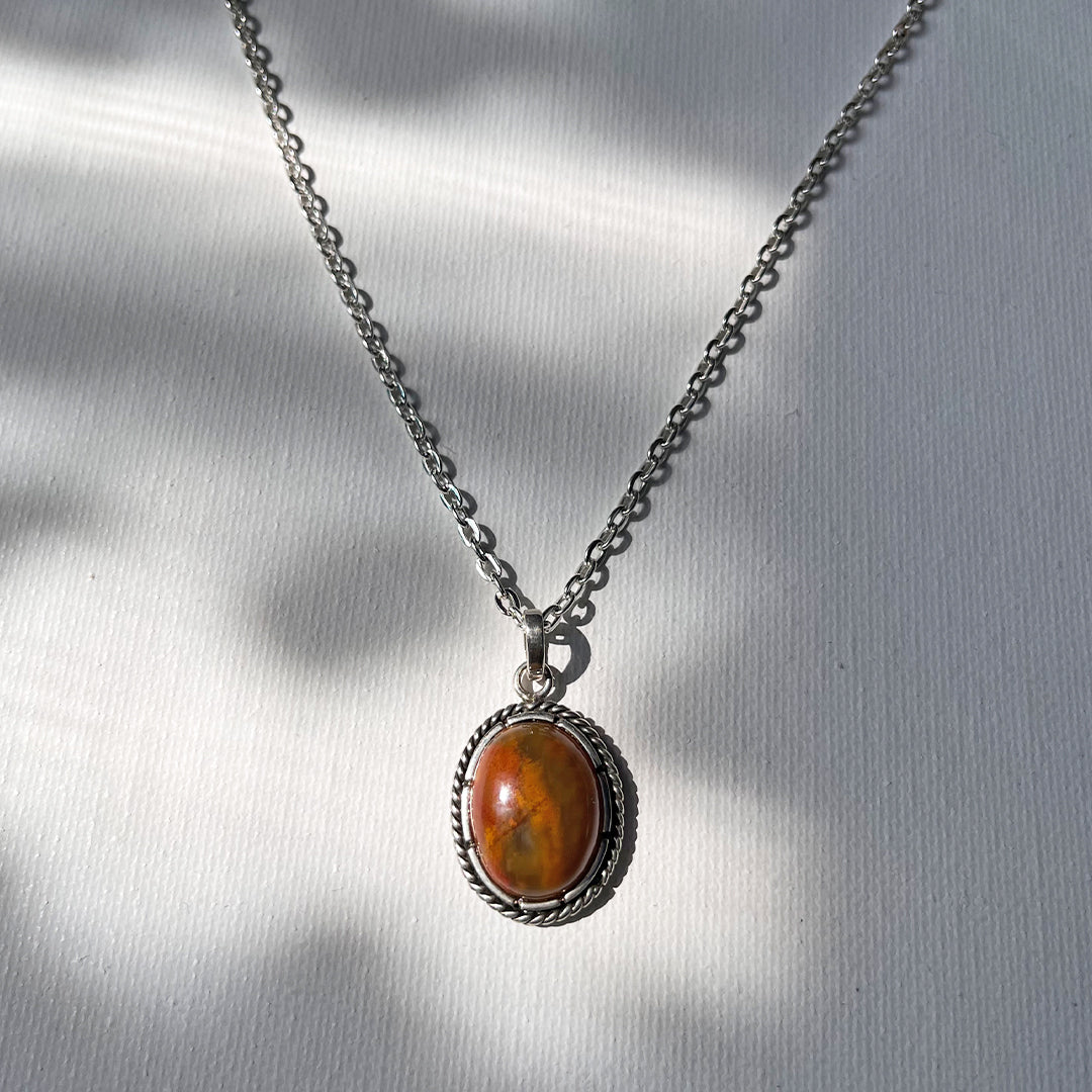 Braided Jade Necklace