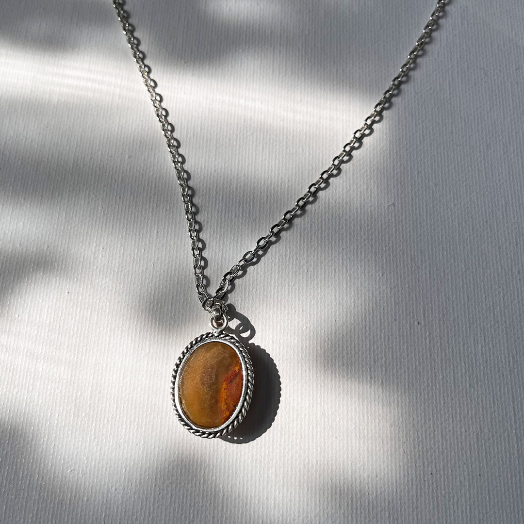 Braided Jade Necklace