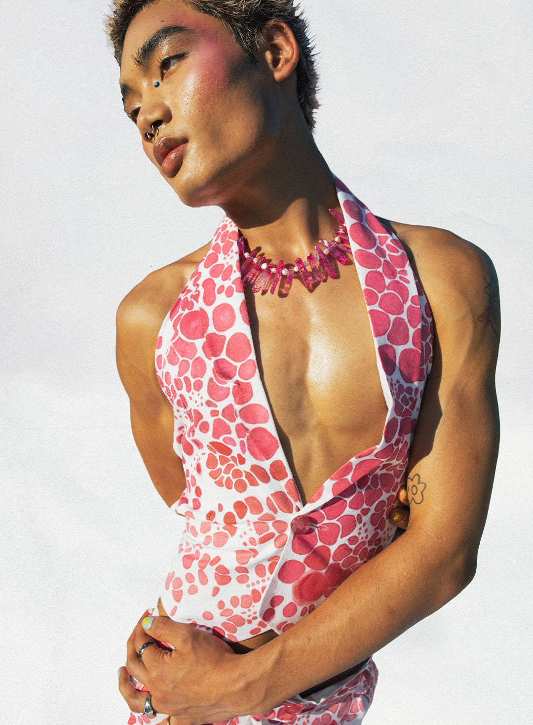 Omo Valley Linen Vest