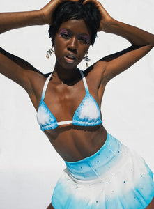 Cloud 9 Linen Bikini Top