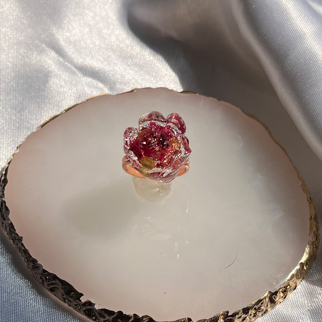 Rose Flower Bomb Ring
