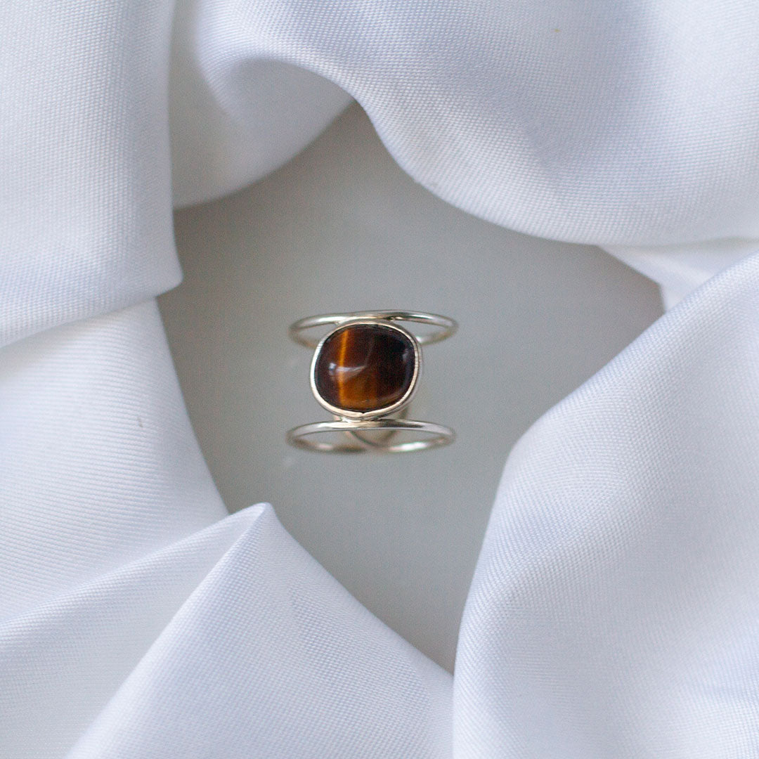 VENN TIGER EYE RING